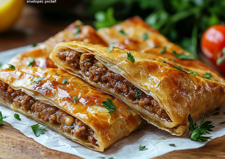 Мясные «кармашки» с начинкой — открываю, и ах! Простой рецепт на сковороде!