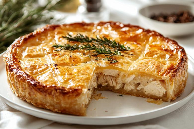Как приготовить заливной пирог с курицей