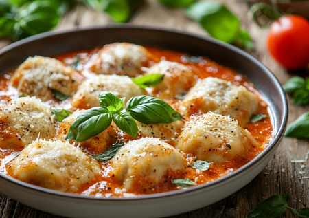 Беру пельмени и превращаю в равиоли! Вкуснятина в сливочно-томатном соусе