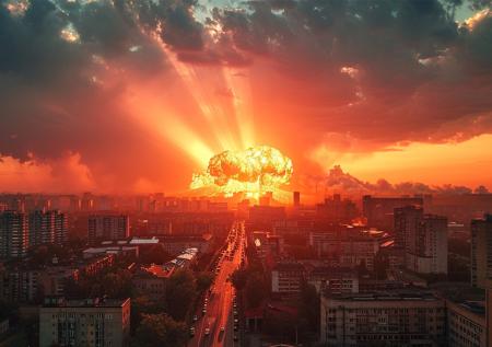 Киев утонул в черном дыму после ночных атак