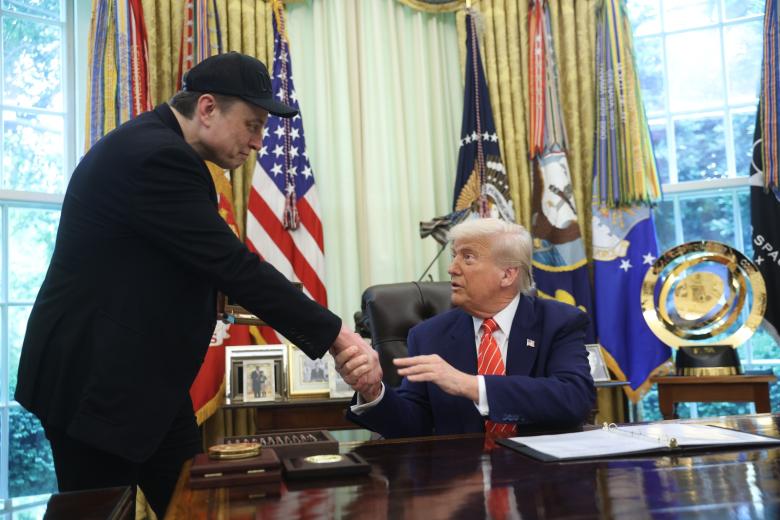 Дональд Трамп и Илон Маск