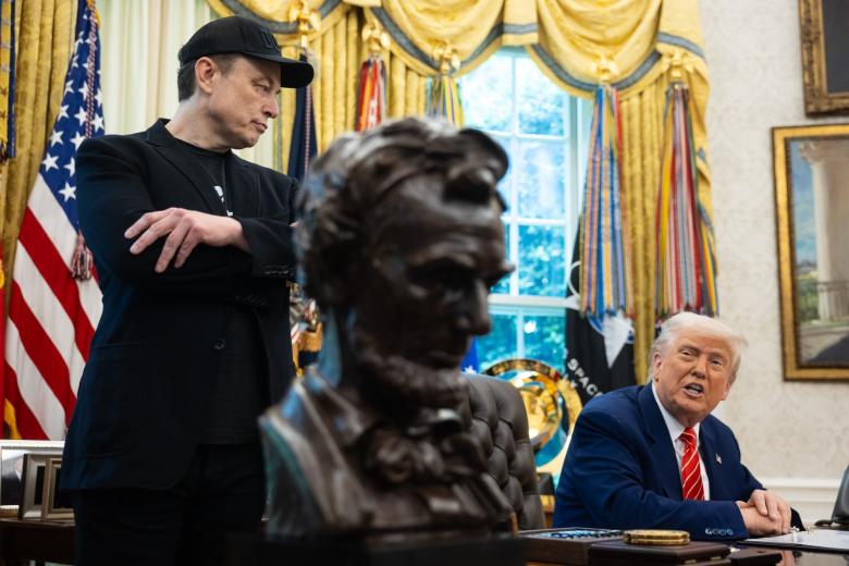 Илон Маск и Дональд Трамп