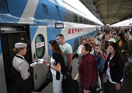 Скоростной поезд «Аврора» установил первый рекорд