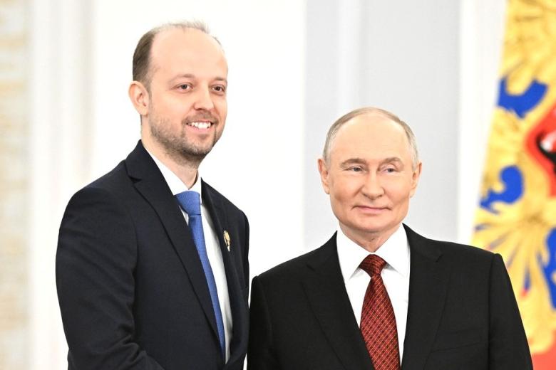Владимир Путин и Максим Никитин