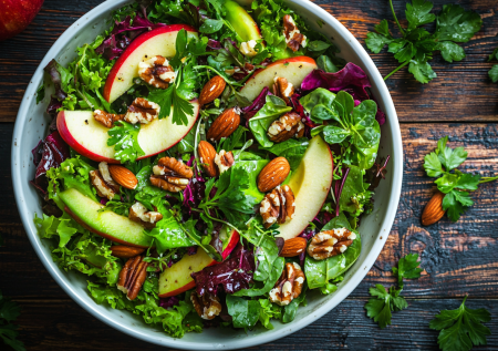 Уходит вес — остается вкус: попробуйте этот чудо-салат с яблоком