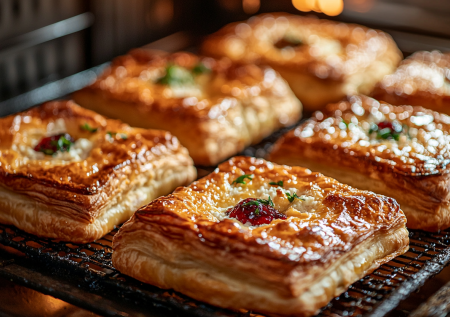 Не просто вкусные, но и полезные булочки: конвертики с творогом и джемом