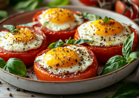 Помидорные боксы на завтрак — быстрая вкуснятина с нежной начинкой внутри