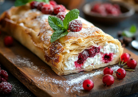 Как шаурма, только сладкая — готовим вкуснющий десерт из лаваша