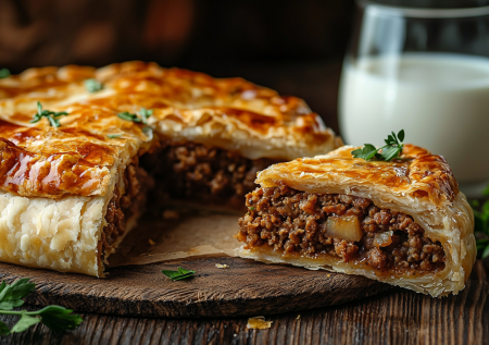 Этот пирог на стакане молока — мое спасение! Сытная вкуснятина заменит ужин