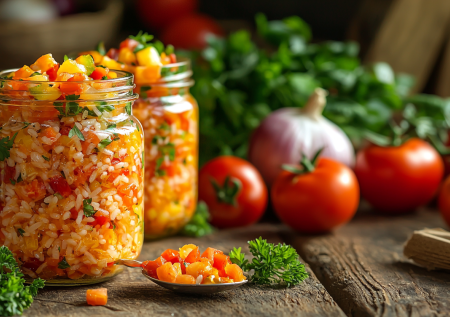 В копилку закаток! Салат с рисом — давний, но вкусный рецепт от бабушки