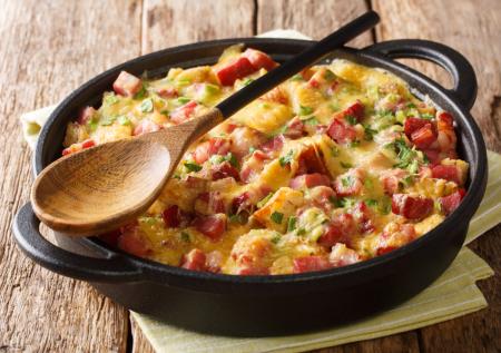 Это блюдо спасает по утрам! Ленивый и вкусный завтрак в духовке за 20 минут