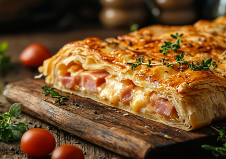 Пицца отдыхает! Готовлю пирог «Тяп-ляп» — вкуснотища с сыром и ветчиной