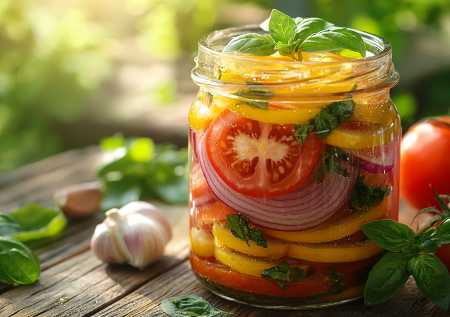 Прихватите к шашлыку — съедят быстрее мяса! Чумовая закуска из помидоров