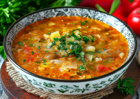 Щи без мяса с капустой и грибами — вкус такой, что все в восторге!