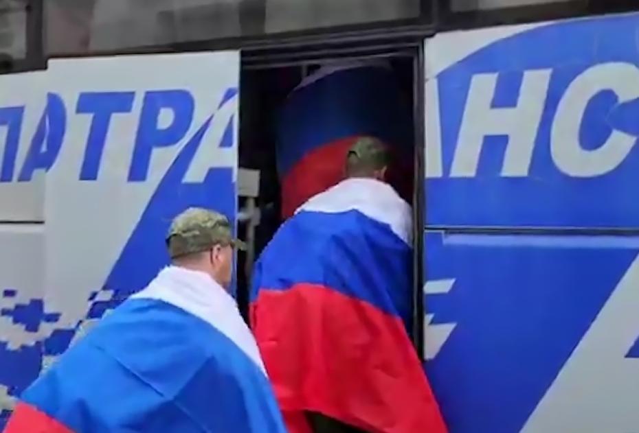 Российские военнослужащие, возвращенные из украинского плена