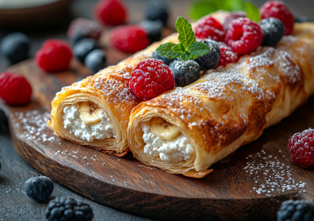 Эти рулетики — находка к завтраку: нежные, вкусные и без возни с тестом!