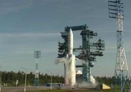 В Сети появилось видео успешного запуска ракеты-носителя «Ангара-А5»