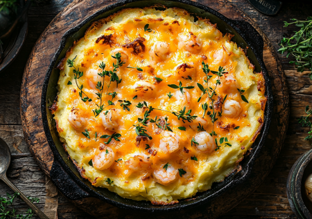 Морской микс еще не был вкуснее — готовлю рыбацкий пирог с сочной начинкой
