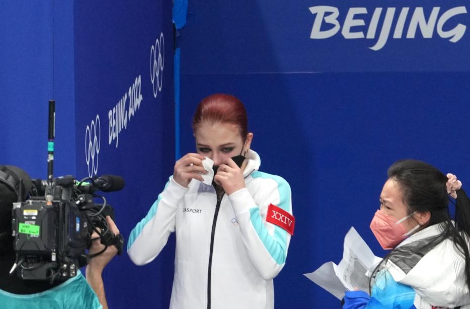 Александра Трусова на XXIV зимних Олимпийских играх в Пекине, 2022 год