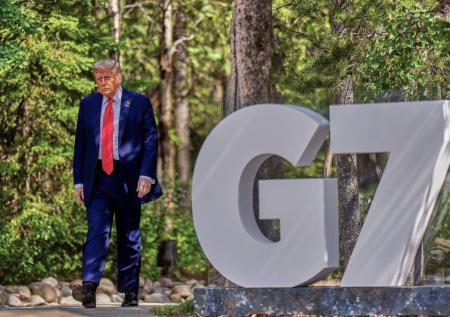 В Британии объяснили преждевременный уезд Трампа с саммита G7