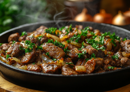 Нужна быстрая вкуснота на ужин? Эту бомбическую печень готовлю за 15 минут