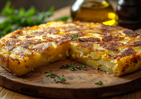 Испанская тортилья — омлет с жареной картошкой! Вкусный завтрак за 15 минут