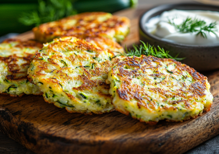 Вкуснятина без тонны масла! Кабачковые оладьи в духовке — полезный перекус