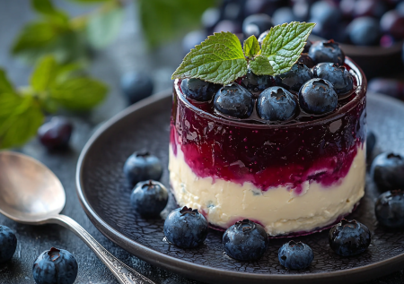 Сезон черники открыт! Готовим желе с творогом и ягодами: чудо-вкуснятина