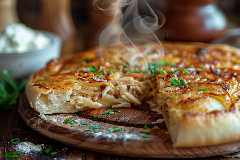 Чуду на кефире с курицей и картошкой: простой рецепт вкусных лепешек
