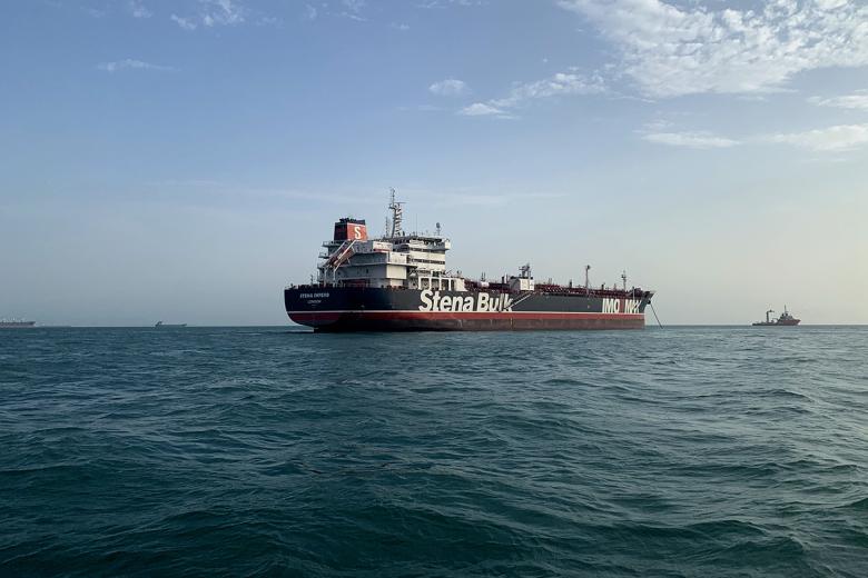 Британский нефтяной танкер Stena Impero в Ормузском проливе