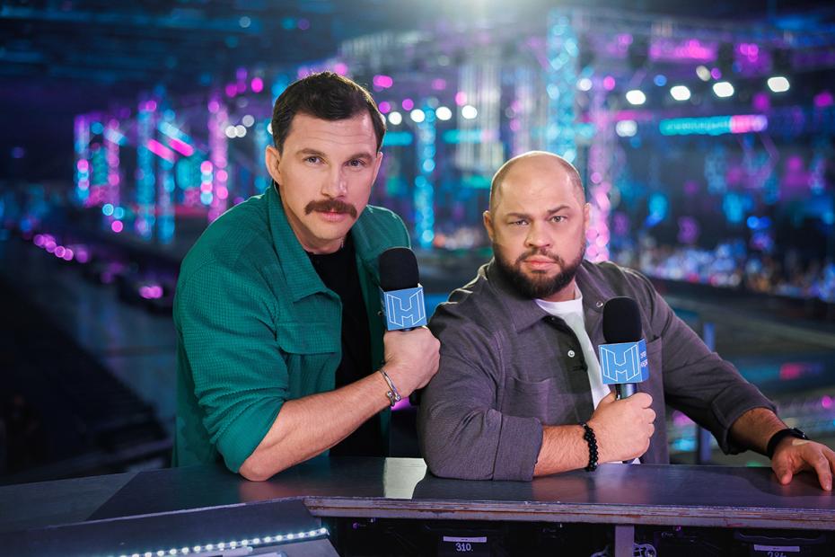 Василий Артемьев и Роман Постовалов в проекте «Суперниндзя.Дети»