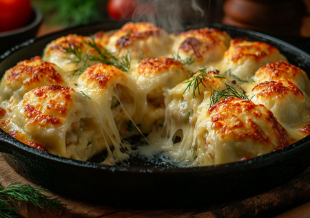 То ли пирог из пельменей, то ли лазанья — но очень вкусно! Быстрый рецепт