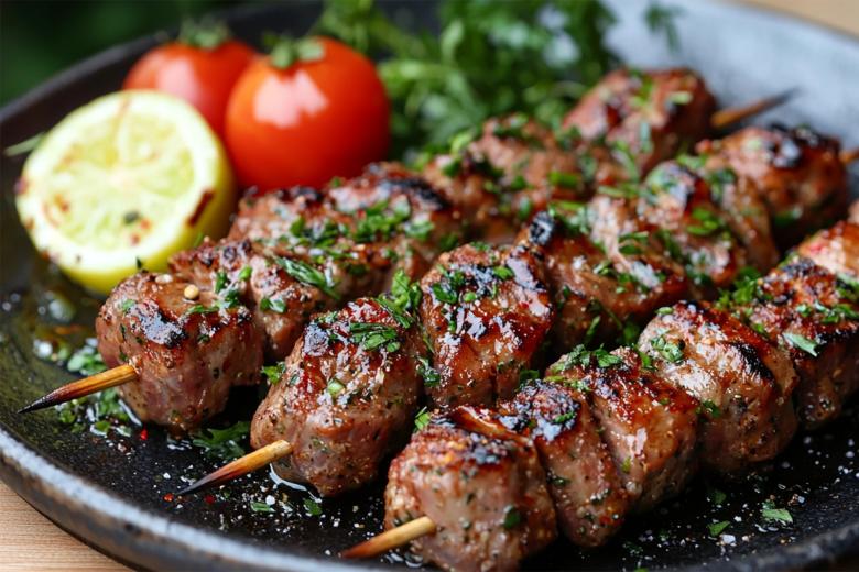 Замаринуйте свиную шею с луком и маслом — получается идеальный шашлык