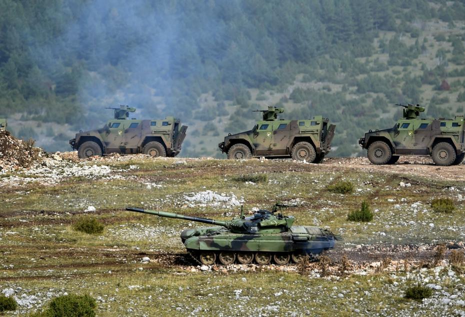 Военные учения в Сербии