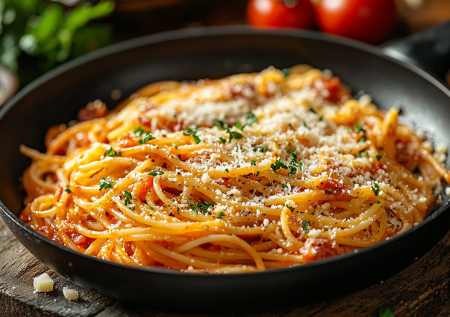Макароны в томатном соке поразят ваши вкусовые рецепторы: впечатляющий ужин