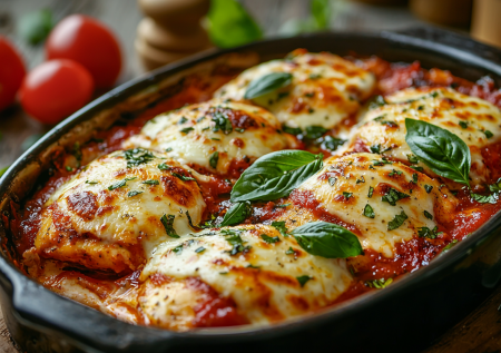 Эта хрустящая корочка и томатный соус сводят с ума! Чудо-курица пармиджано