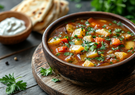 Армянский суп с баклажанами — праздник лета! Без мяса, но понравится всем