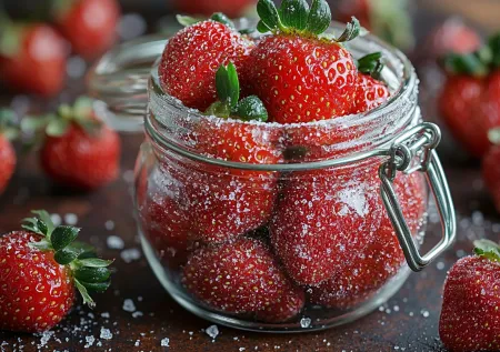 Клубника на зиму в сахаре без варки! Простоит до весны как свежая