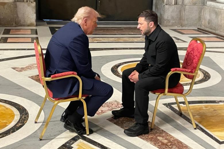 Дональд Трамп и Владимир Зеленский