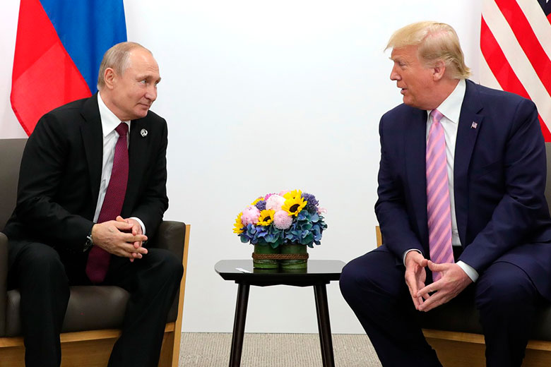Владимир Путин и Дональд Трамп