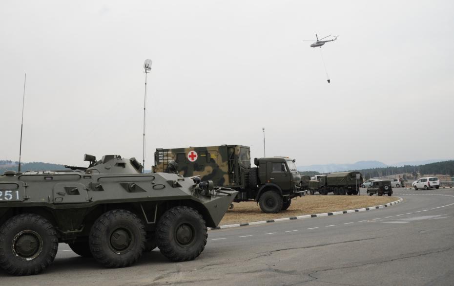 Ситуация в селе Большая Тура после взрыва на складе боеприпасов