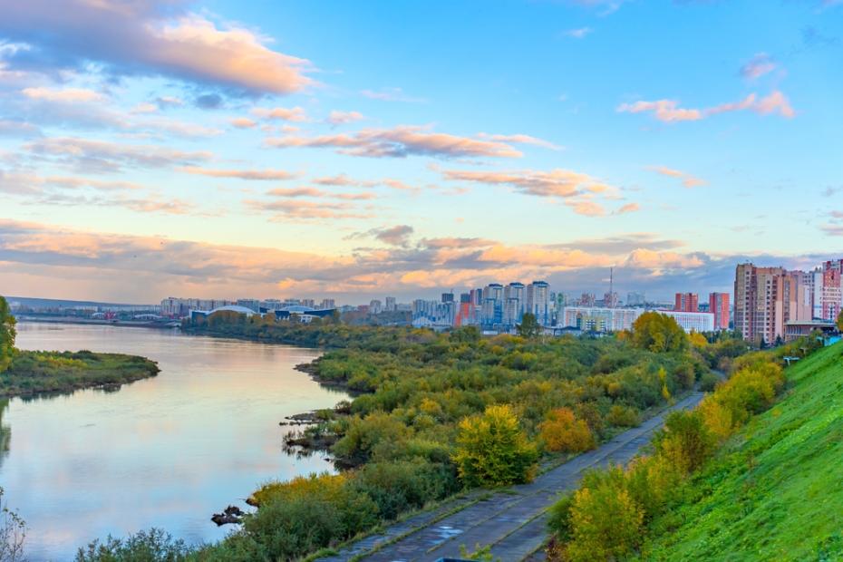 Что посмотреть в Кемерово: Набережная реки Томи