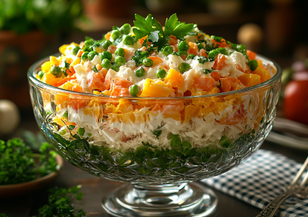 Та самая «Мимоза» из детства: вкусно и без мороки — все решают консервы