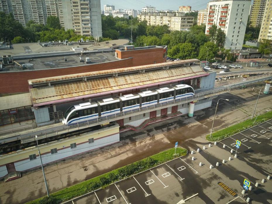 Работа столичного монорельса, 2020 год