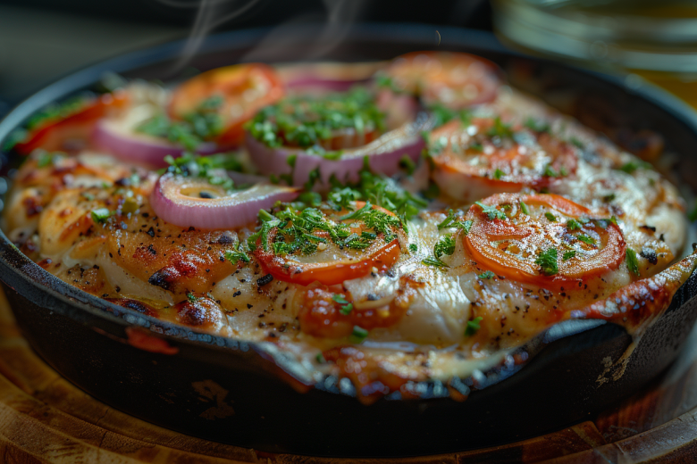 Простой рецепт курицы на ужин: мясо по-французски