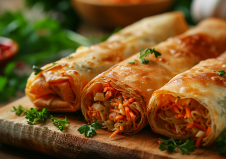 Вкусно, как у бабушки, и без возни! Лавашные рулетики с капустой на завтрак