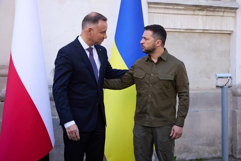 Анджей Дуда и Владимир Зеленский