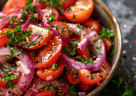 Не салат и не засолка, вкуснющая закуска из помидоров на скорую руку!
