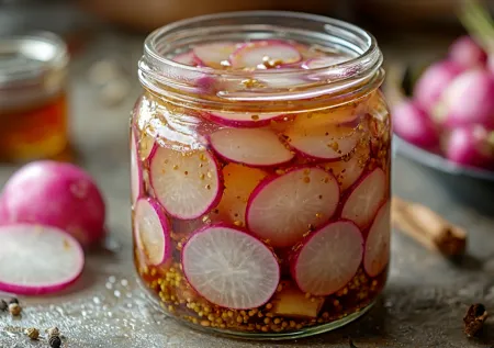Маринованный редис: быстрая закуска, которая улетает со стола