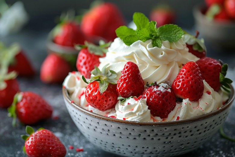 Клубника со сливками: готовим самый простой и вкусный десерт